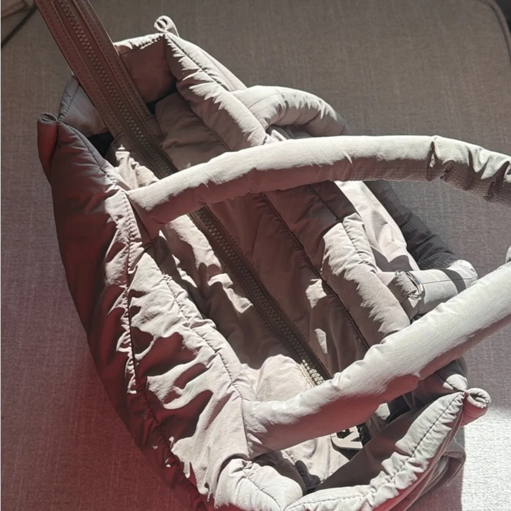 THIRTY YEARS TOTE BAG - CLAY (Taupe) color - Picture 4 of 5